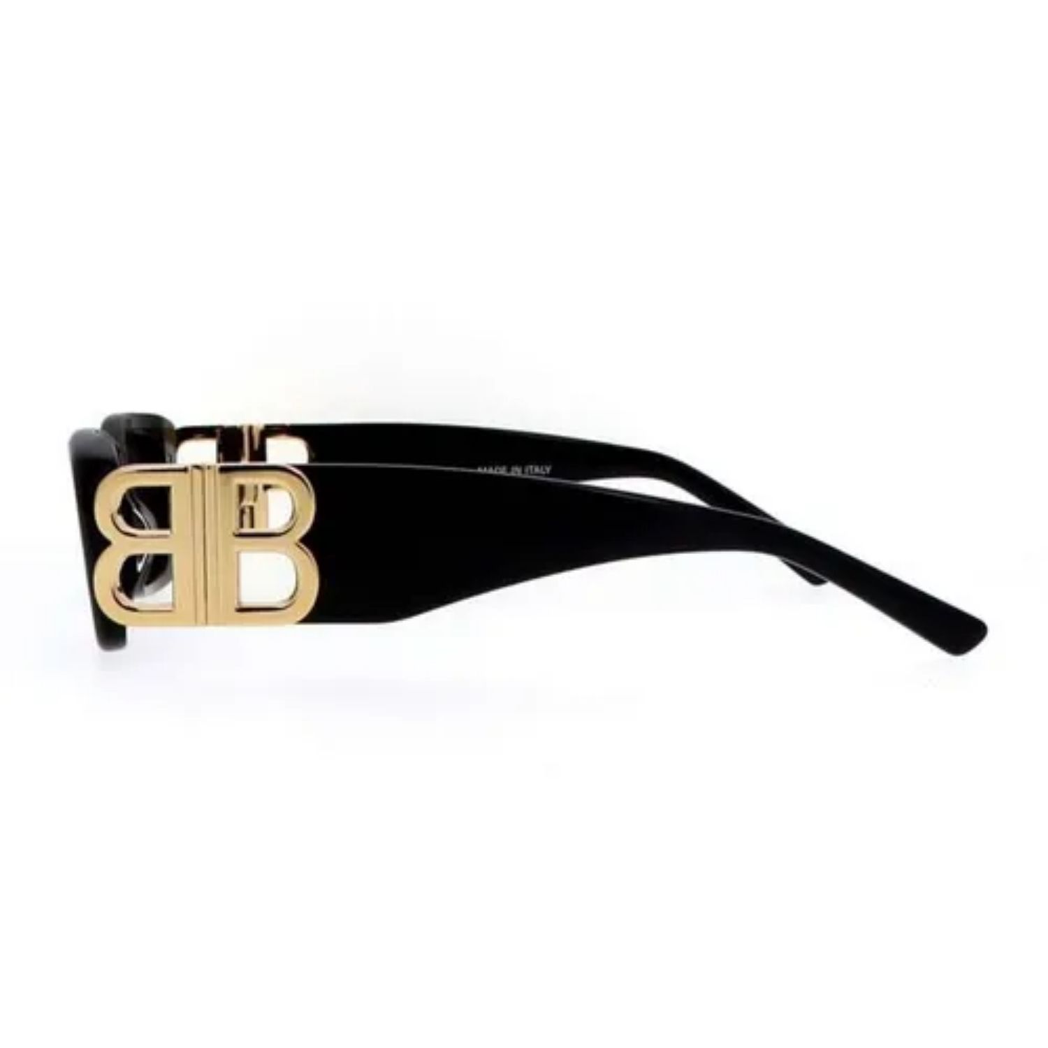 Balenciaga Dynasty Sunglasses Black Gold Hardware For Women BB0096S 001