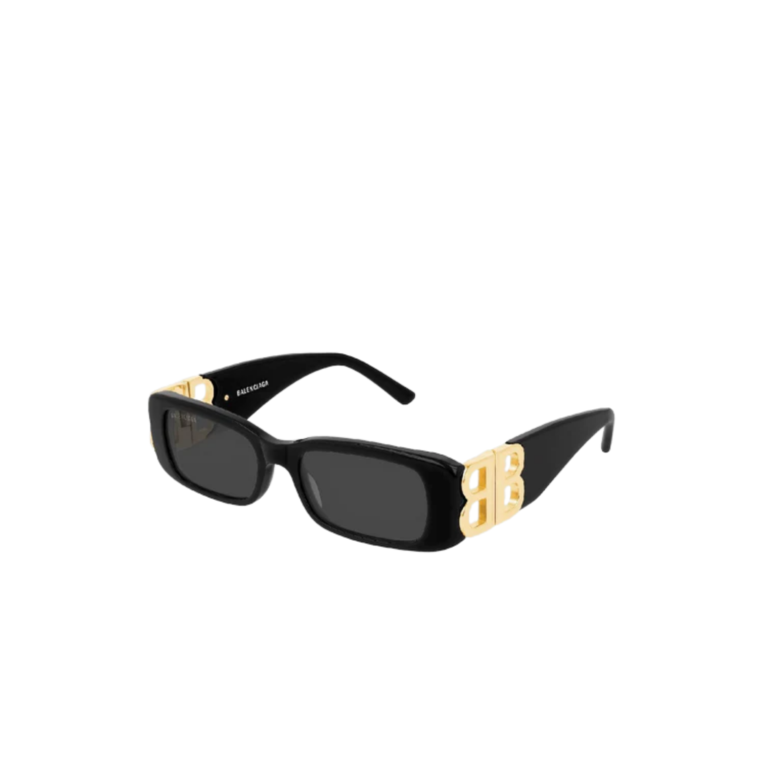 Balenciaga Dynasty Sunglasses Black Gold Hardware For Women BB0096S 001
