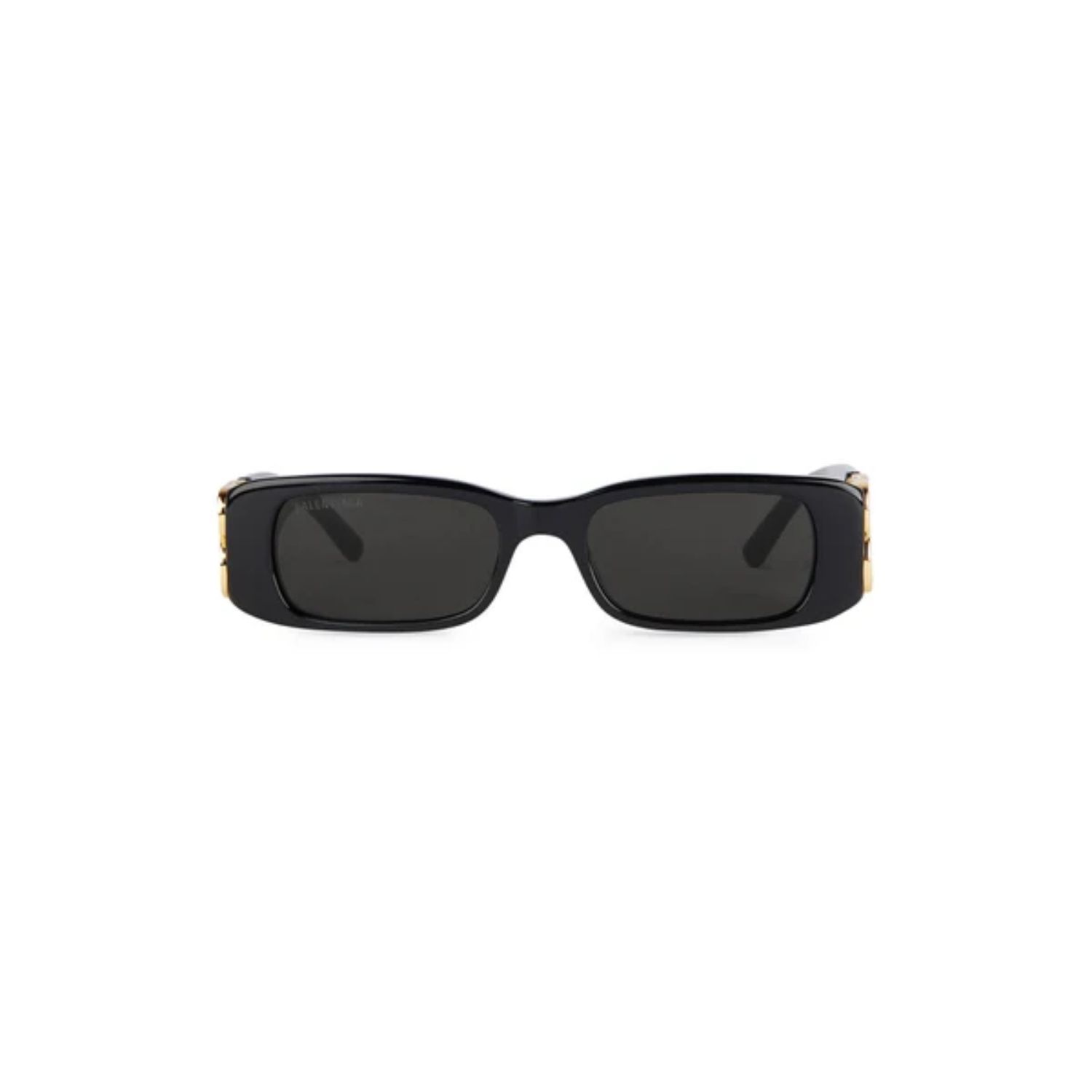 Balenciaga Dynasty Sunglasses Black Gold Hardware For Women BB0096S 001