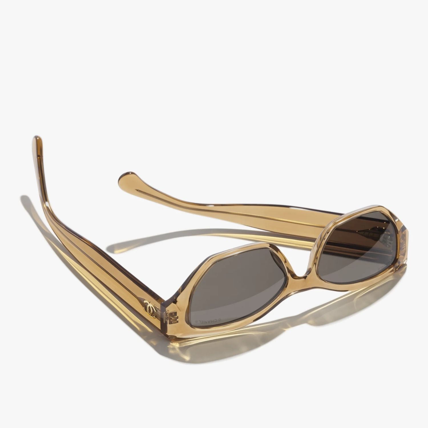 Chanel Cat Eye Sunglasses Amber For Women A71785 X08101 S4813