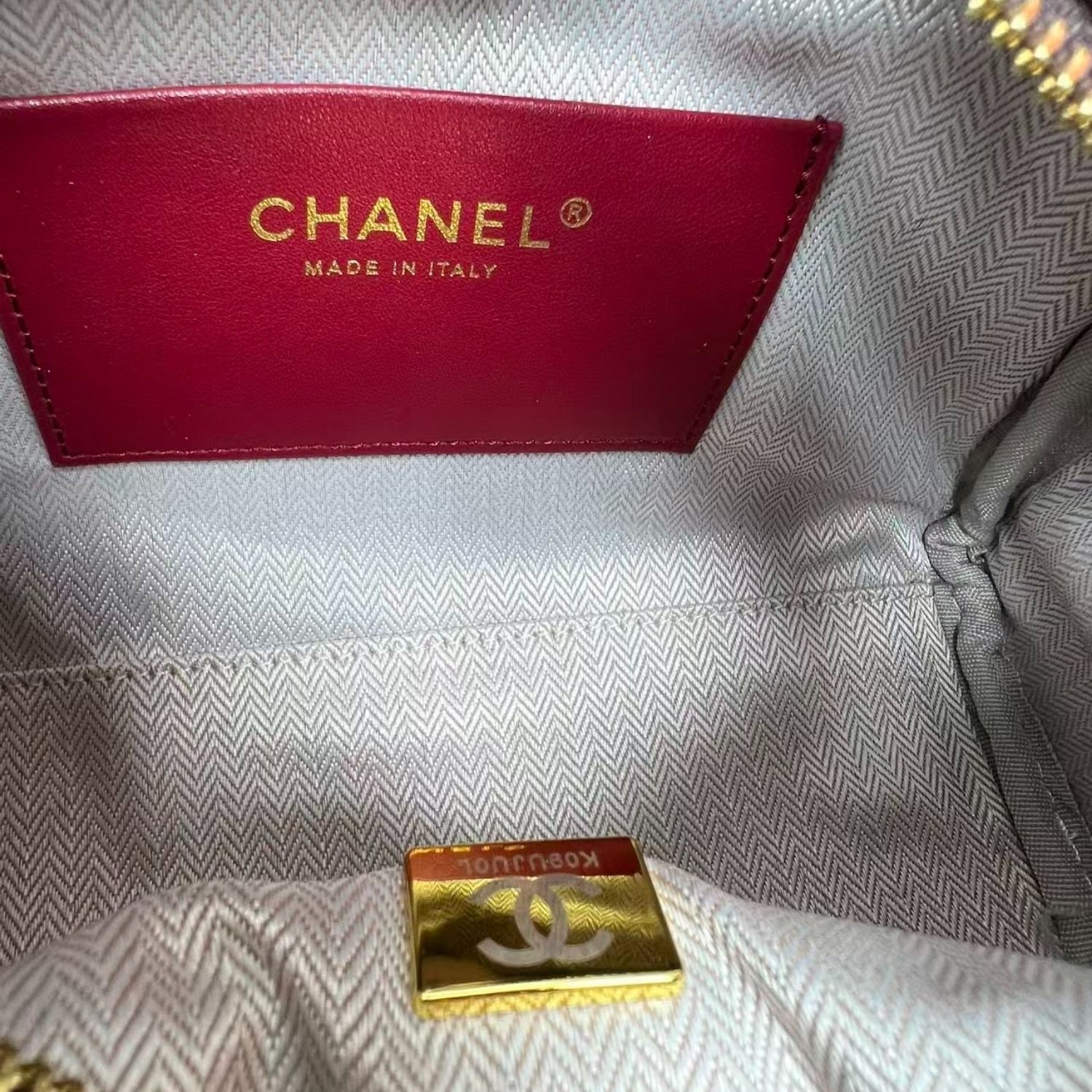 Chanel Clutch With Leather Strap Top Handle Bag 8.3in/ 21cm Dark Brown Suede Gold Hardware For Women AP5528-B24074-UA850
