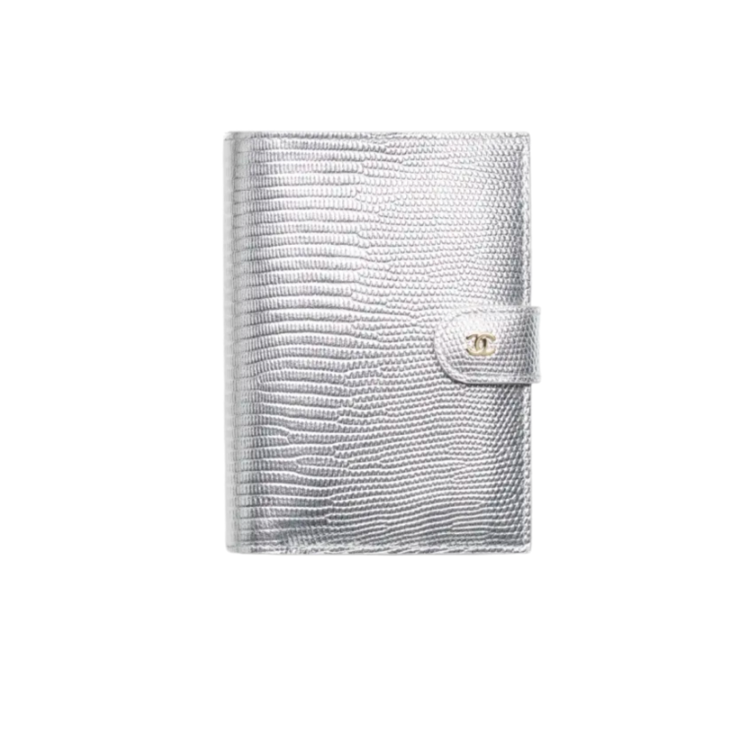 Chanel Passport Holder 5.6in/ 14.2cm Silver Gold Hardware For Women AP5193-B25845-UC961