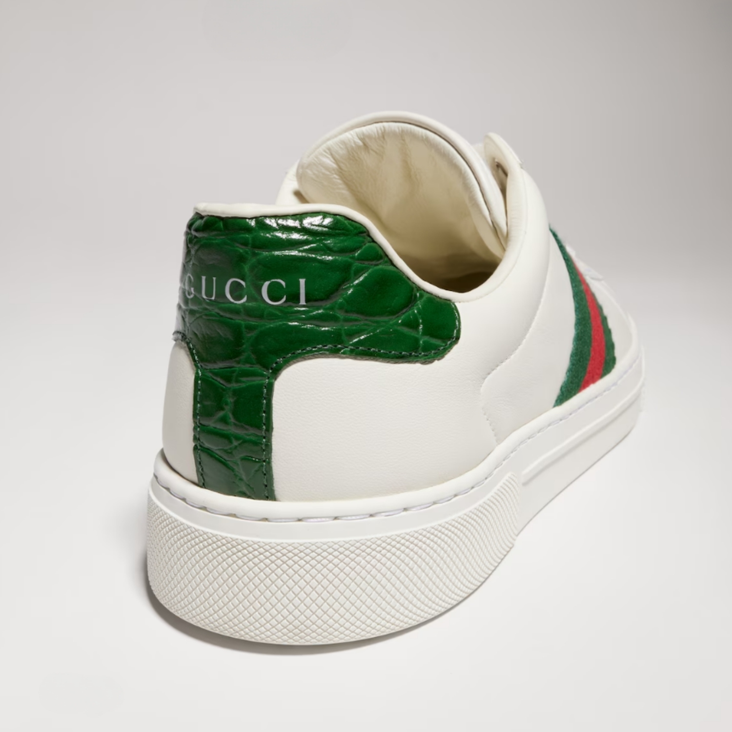 Gucci Ace Sneakers With Web White For Women 757943 AACAG 9055