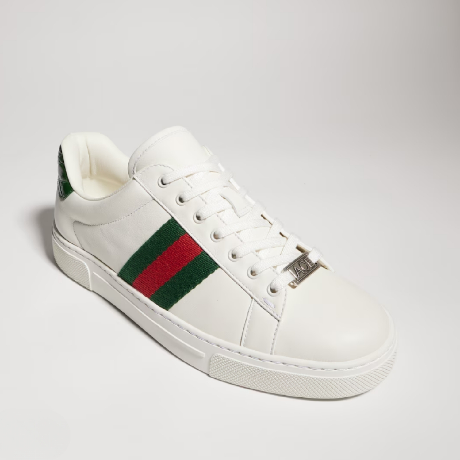 Gucci Ace Sneakers With Web White For Women 757943 AACAG 9055