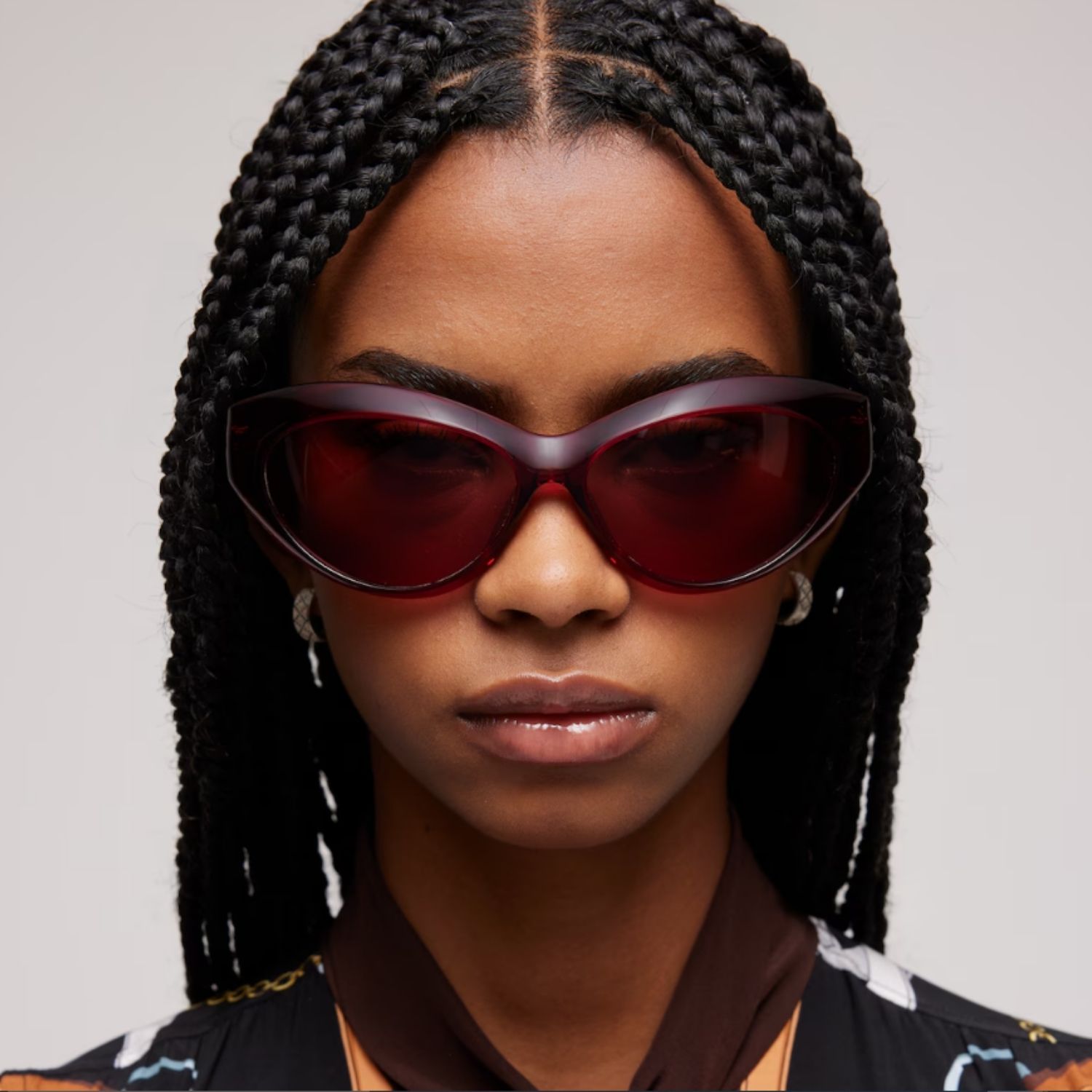 Gucci Cat Eye Frame Sunglasses Red For Women 875964 J0740 6161