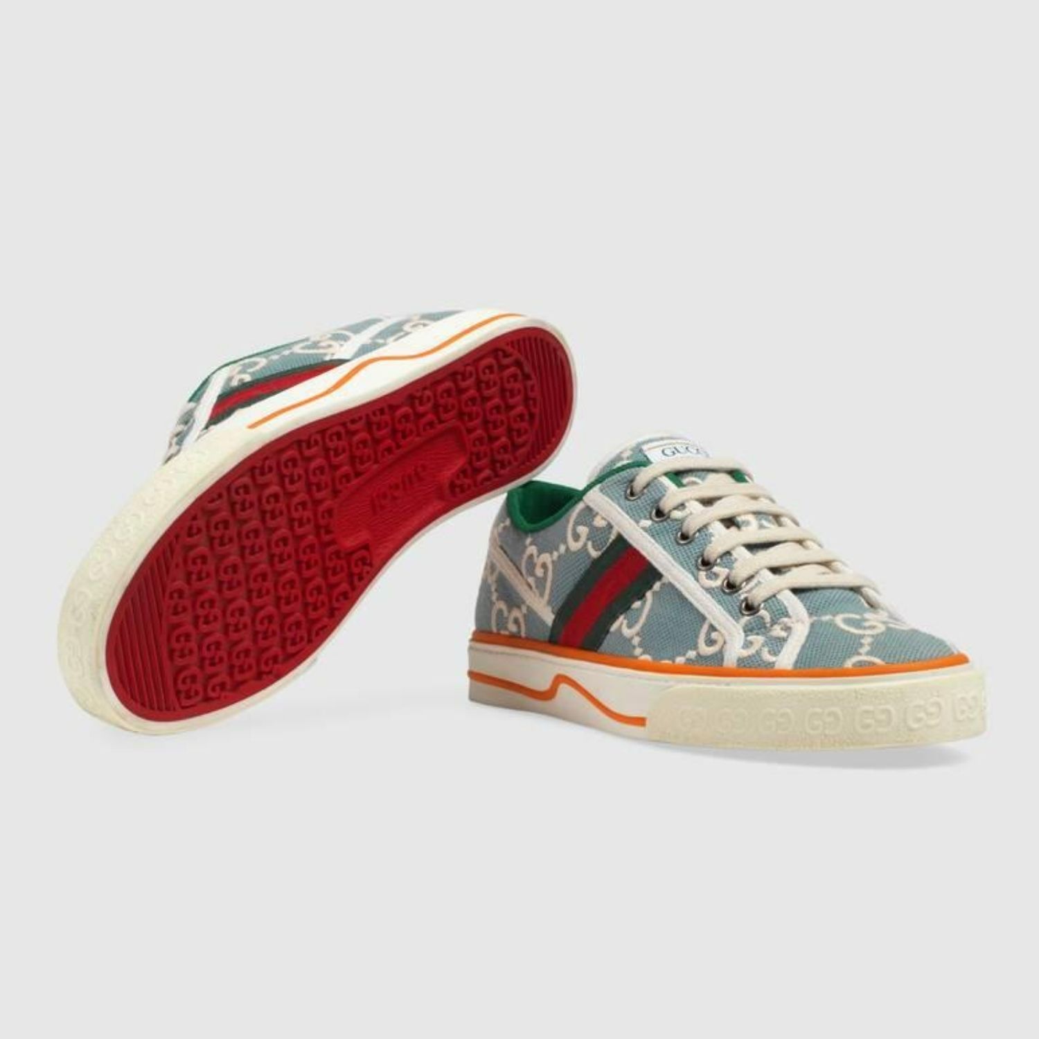 Gucci GG Tennis 1977 Sneakers Light Blue For Women 606110-H0G10-3460