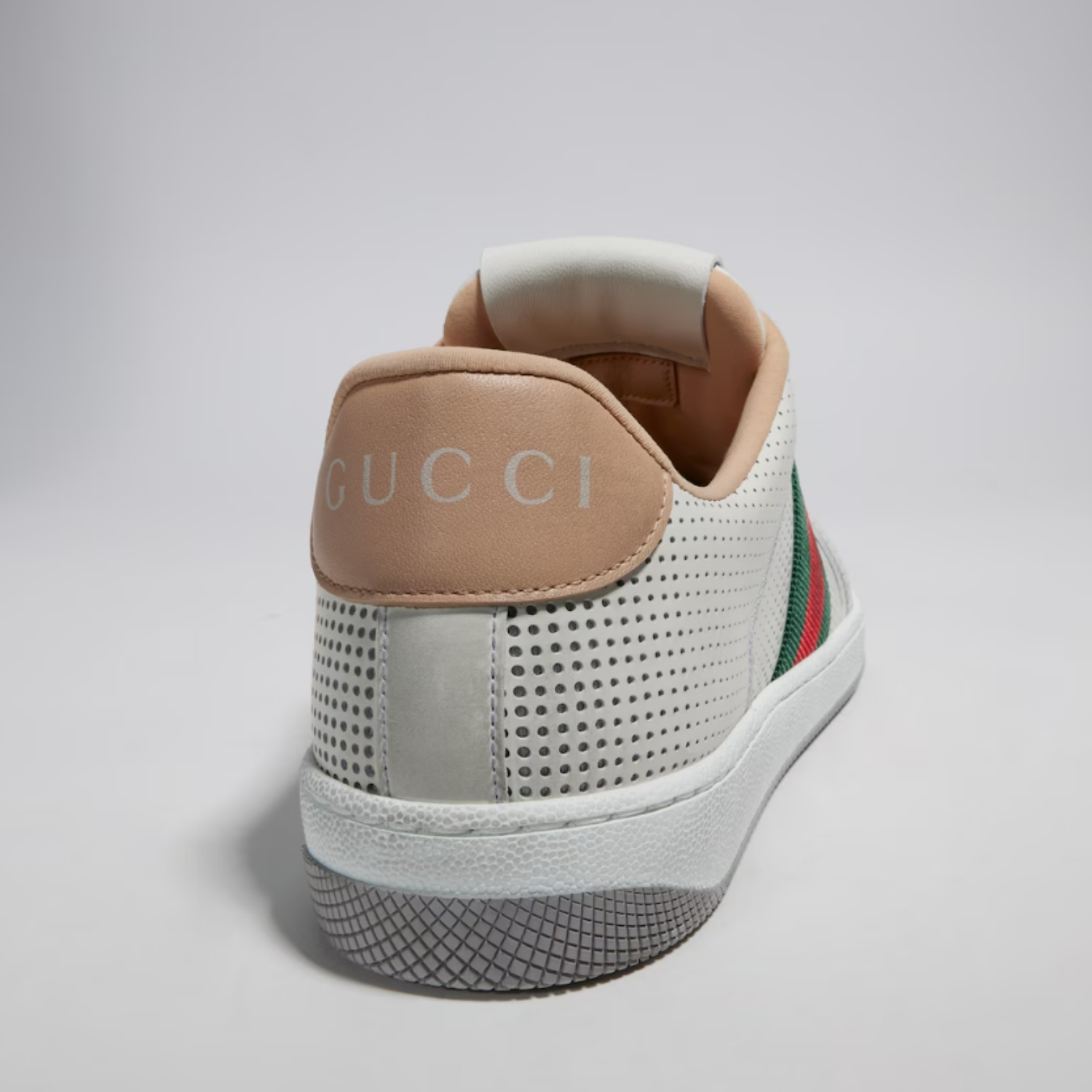 Gucci Screener Sneakers Beige/ Dark Brown For Women A000MV AAGVY 9062