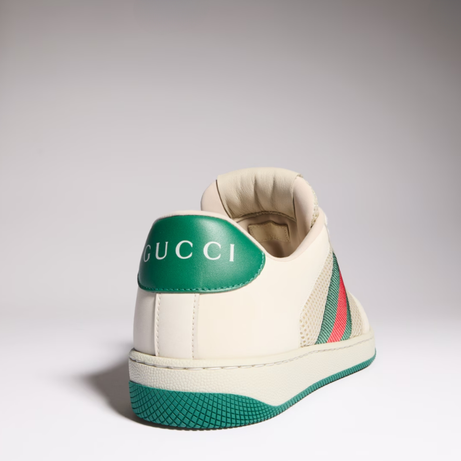 Gucci Screener Sneakers White Mesh For Women A000N1 FAGAT 9545