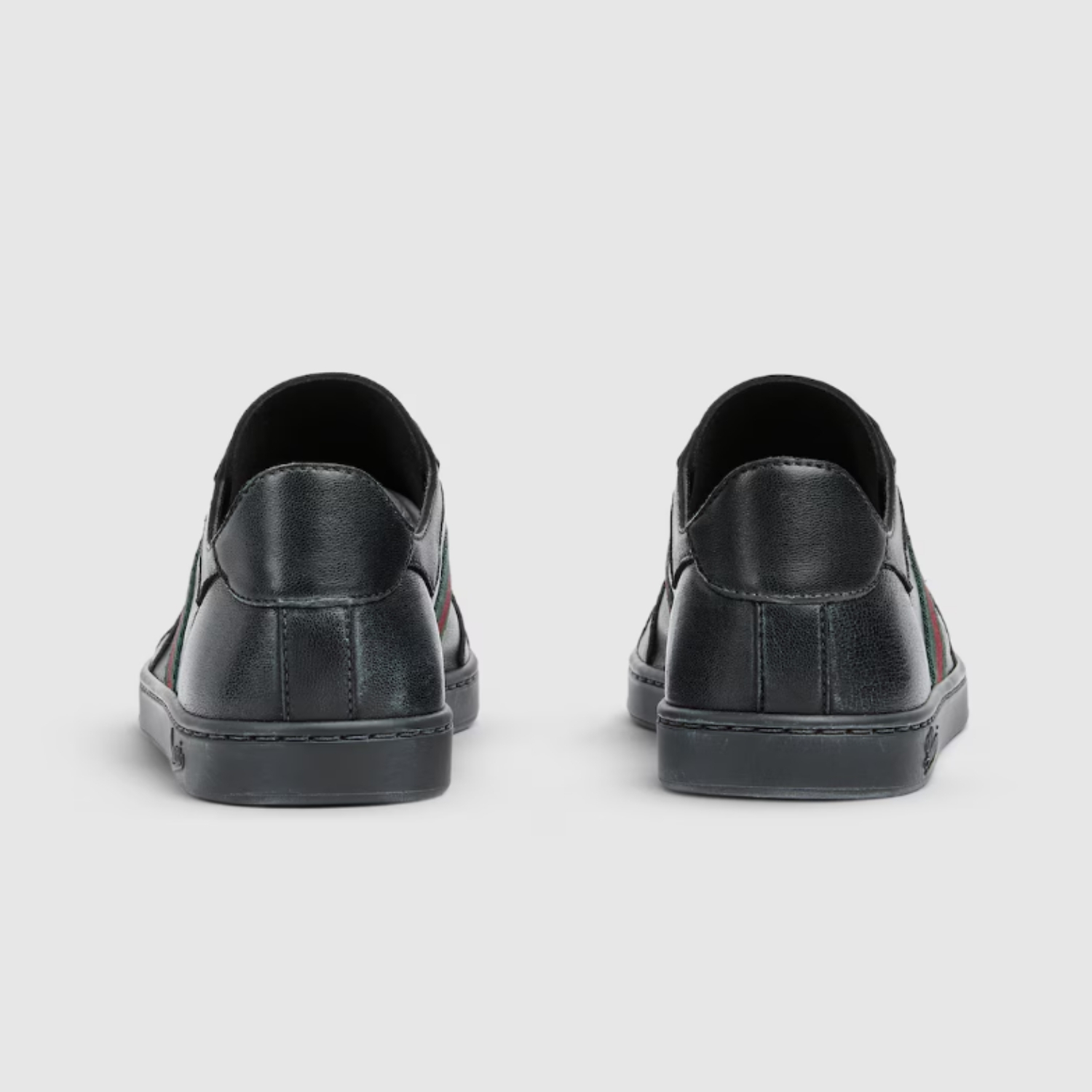 Gucci Stretch Low Top Sneakers Black For Women 865445 AAGFF 1048