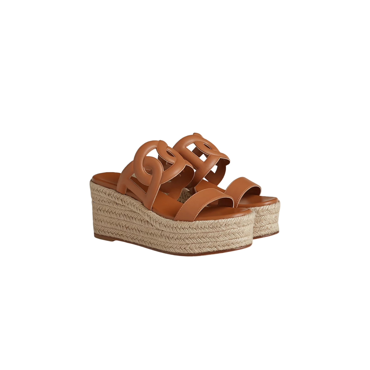 Hermes Ithea 30 Espadrille Sandals Natural For Women H241230Z A3360