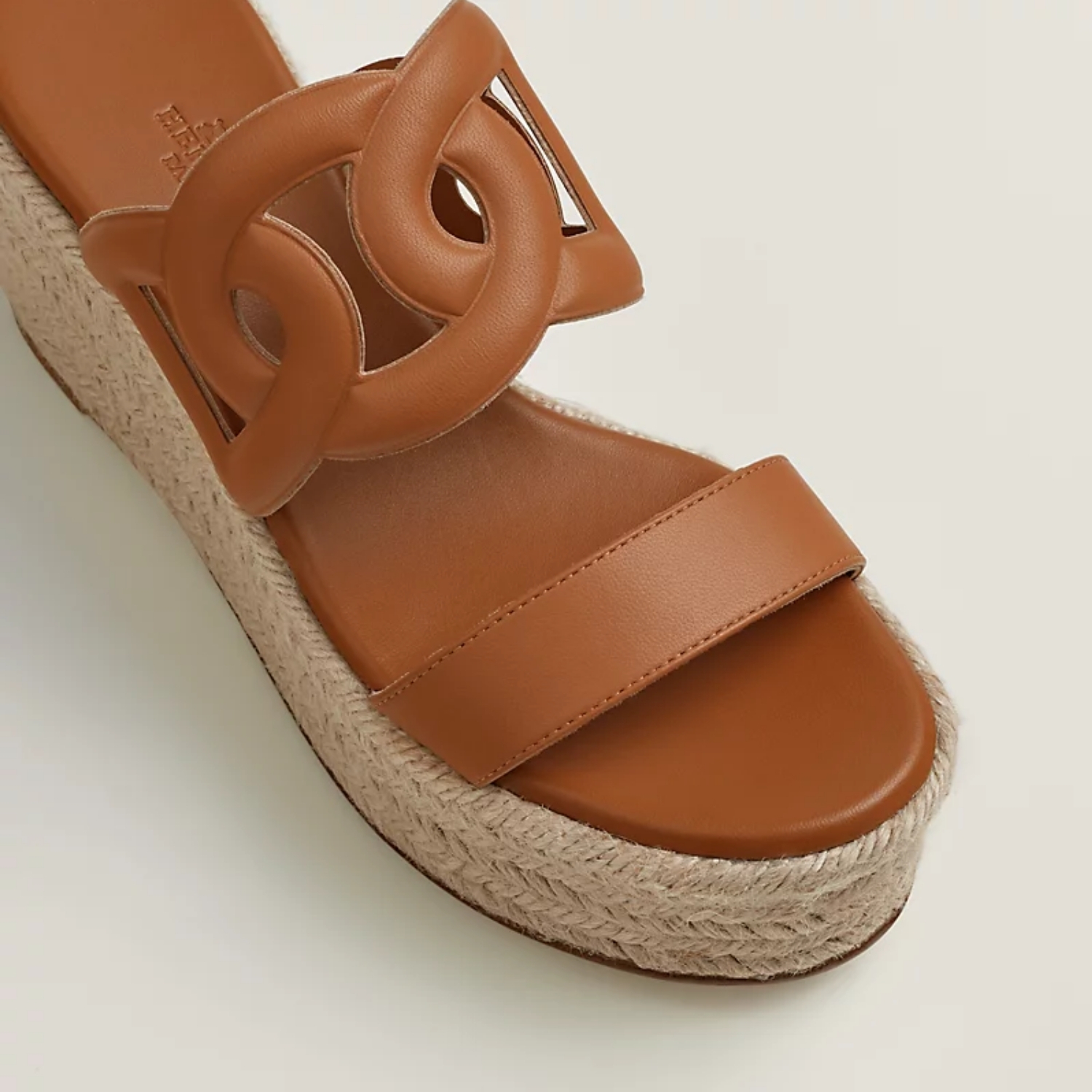 Hermes Ithea 30 Espadrille Sandals Natural For Women H241230Z A3360