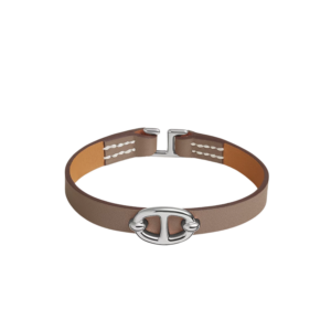 Hermes Mini Thalassa Bracelet Etoupe Silver Hardware For Women H500522FK18T1