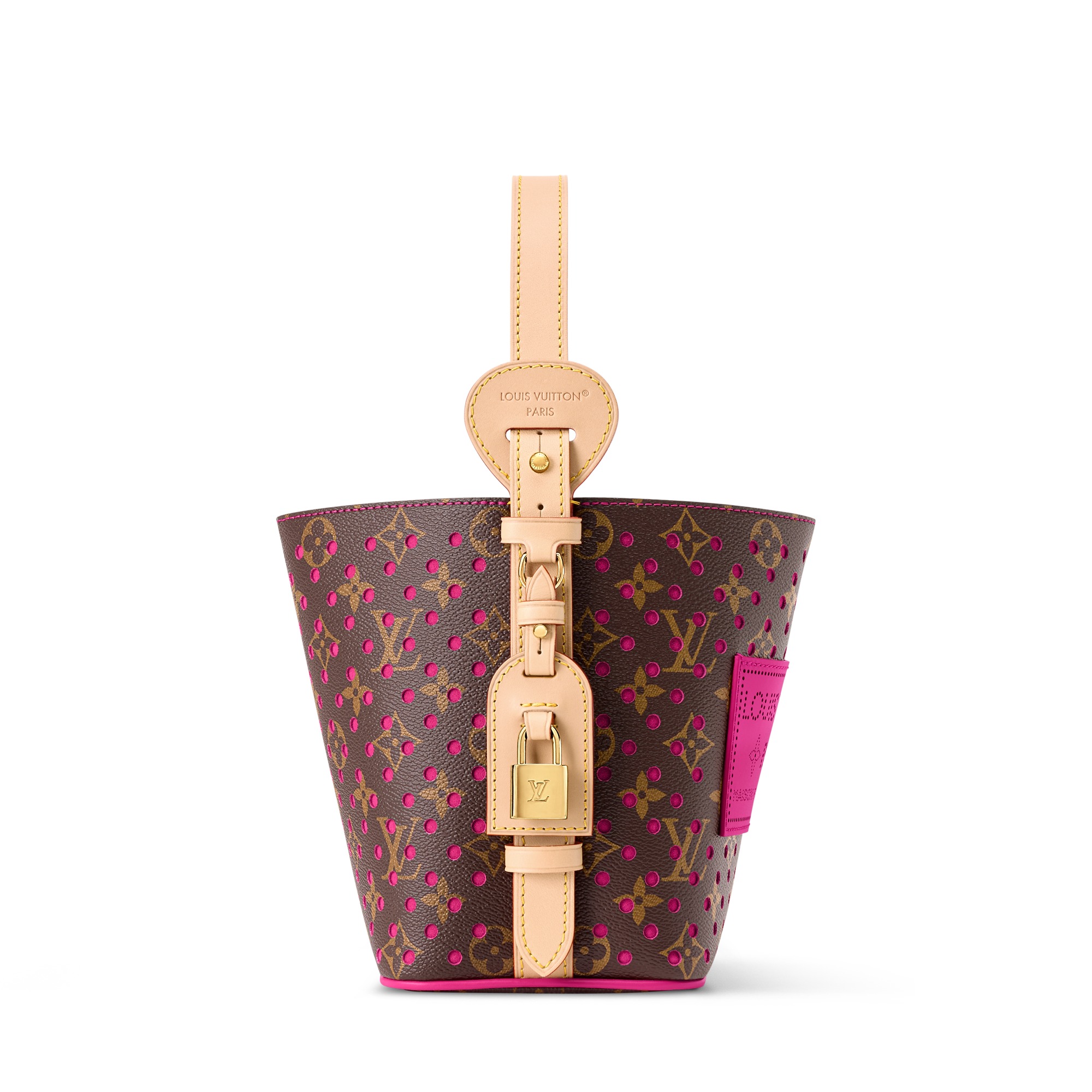 Louis Vuitton All In BB Bucket Shoulder Bag 7.1in/ 18cm Pop Crush Gold Hardware For Women M29075