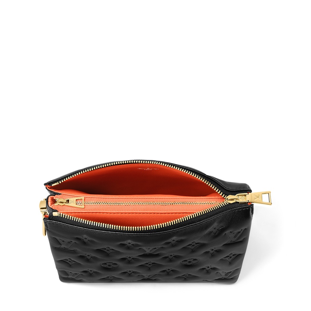 Louis Vuitton Coussin BB Shoulder Bag 8.3in/ 26cm Black Gold Hardware For Women M21259