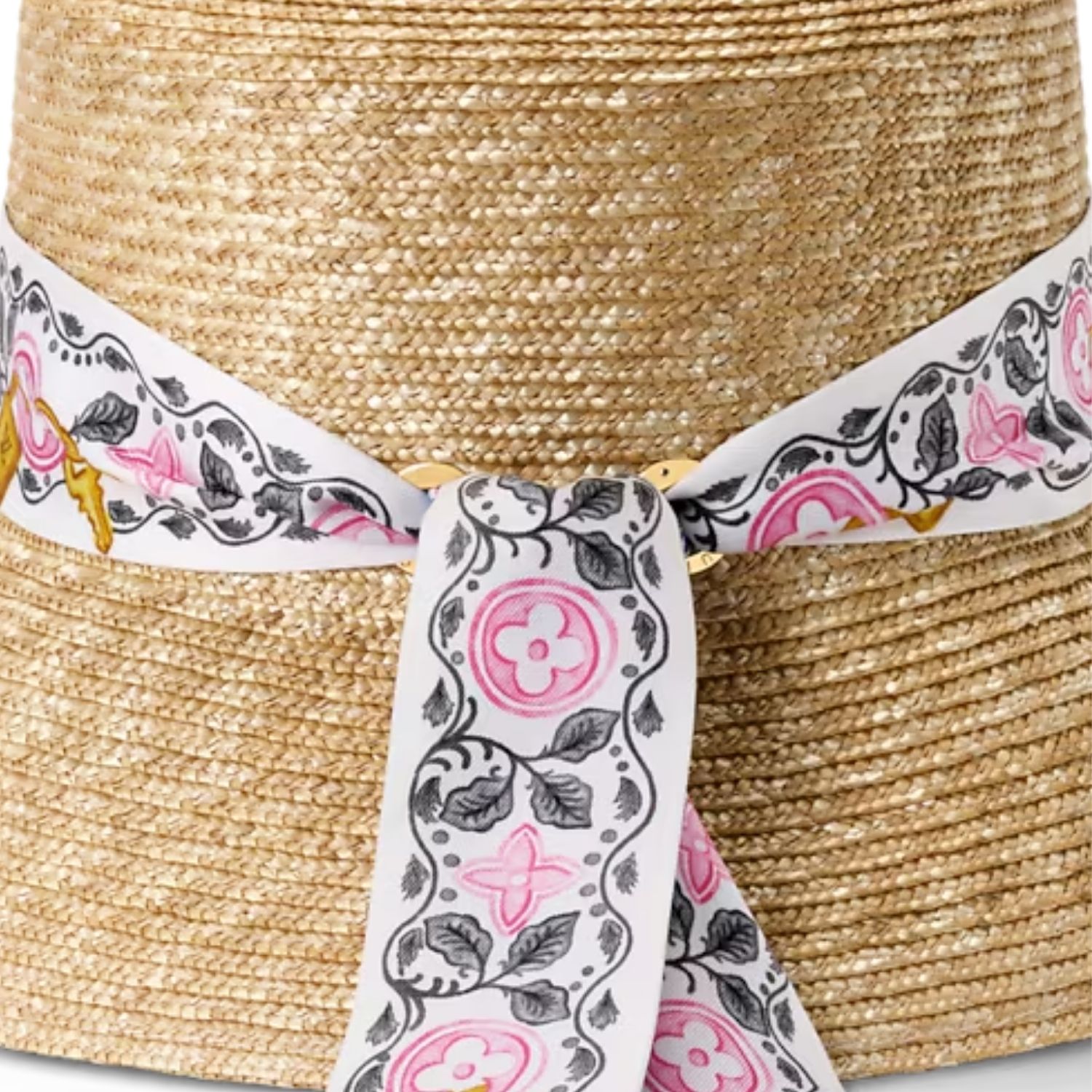 Louis Vuitton Souvenir D’Ete Hat Cream Raffia M5557S