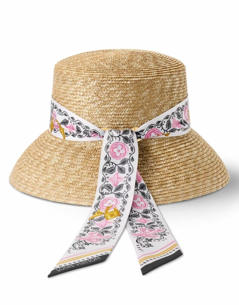 Louis Vuitton Souvenir D’Ete Hat Cream Raffia M5557S