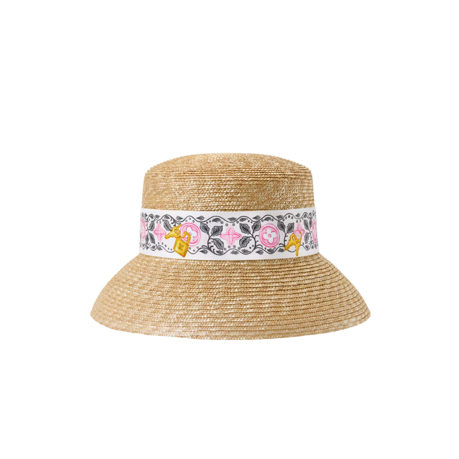 Louis Vuitton Souvenir D’Ete Hat Cream Raffia M5557S