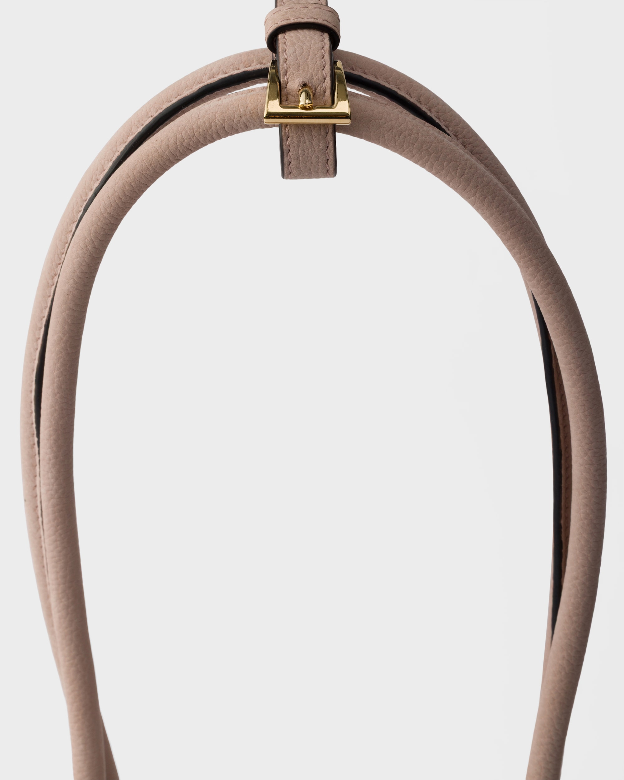 Prada Bonnie Medium Nubuck Shoulder Bag 12.6in/ 32cm Water Lily Gold Hardware For Women 1BA426_2GB8_F01U0_V_MOM