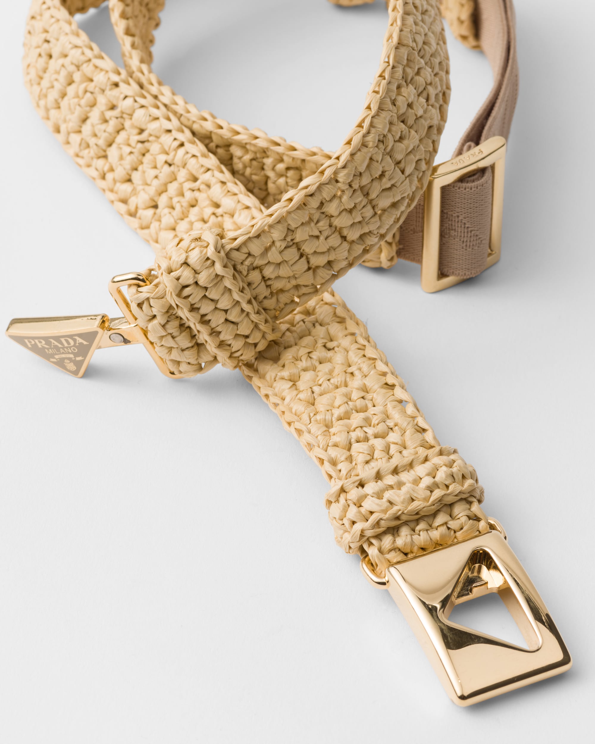 Prada Crochet Belt Natural For Women 1CM265_2C2T_F0018