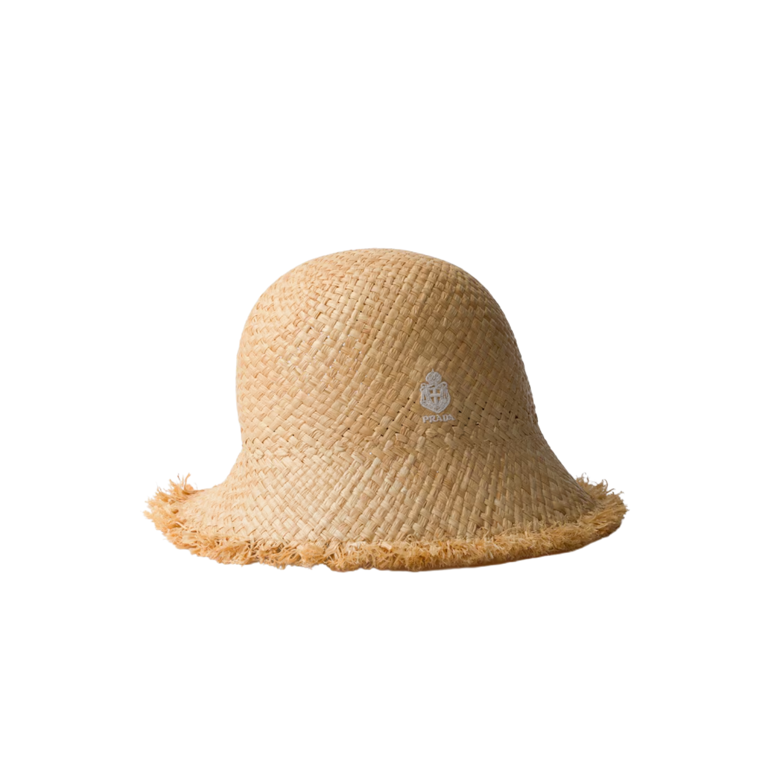 Prada Hat Tan Raffia For Women 1HC519_2ZP6_F0018